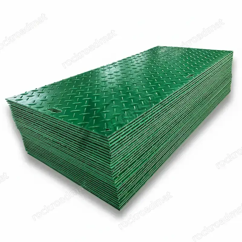 Light-duty ground protection mat for temporary access and surface protection